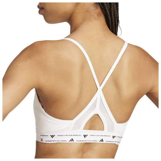 Adidas Γυναικείο μπουστάκι Aeroreact 3-Stripes Bra